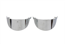 Load image into Gallery viewer, V-TWIN turn signal visor front lighting for motorcycle, with clear lens and durable mounting hardware.