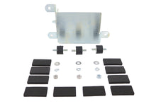 Load image into Gallery viewer, V-TWIN Zinc Battery Carrier Kit for electrical systems, featuring sturdy metal construction and mounting hardware.