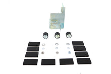 Load image into Gallery viewer, V-TWIN Zinc Battery Carrier Kit for electrical applications, includes mounting components for secure battery installation.