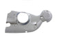 V-TWIN chrome engine cam cover trim with polished finish, designed for motorcycle engine customization.
