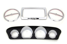 Load image into Gallery viewer, Chrome inner fairing trim kit for windshield and sissy bar from American Dresser, featuring polished chrome finish and detailed design.
