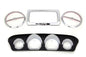 Chrome inner fairing trim kit for windshield and sissy bar from American Dresser, featuring polished chrome finish and detailed design.
