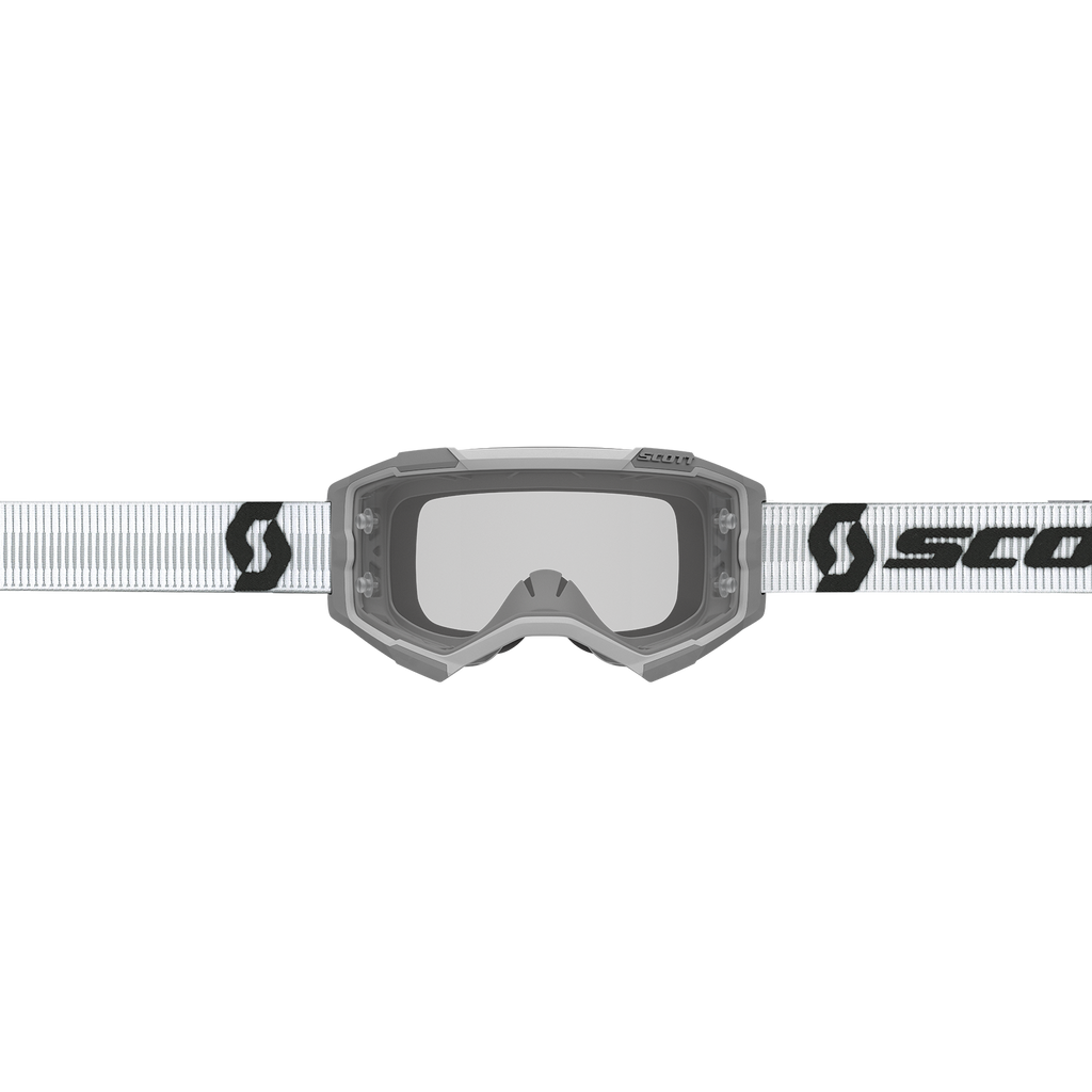Fury Goggle White/Grey Clear Works Lens