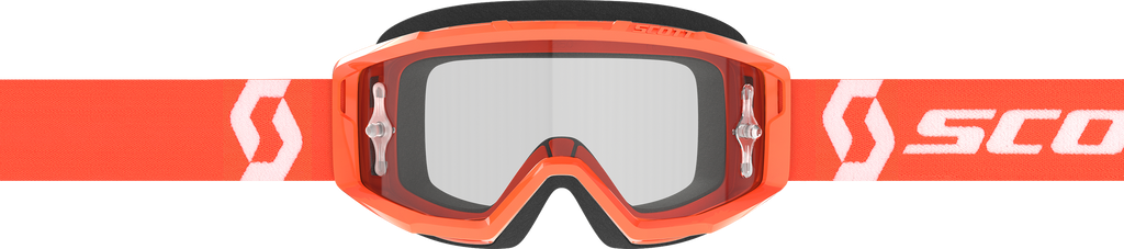 Primal Goggle Orange/White Clear Works