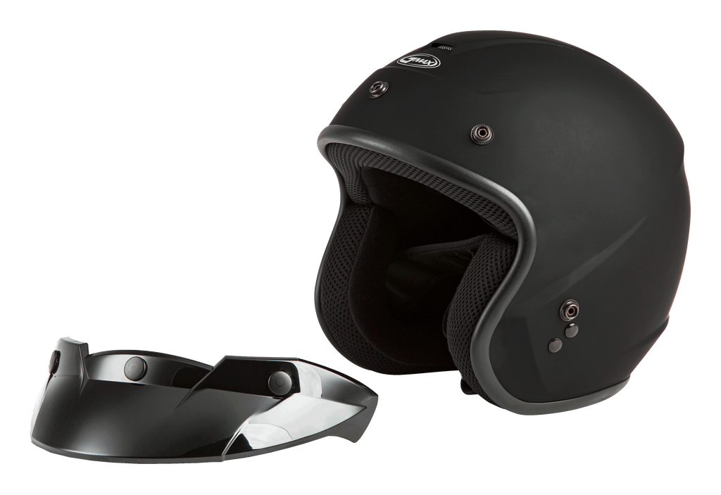 Youth Of 2y Open Face Helmet Matte Black Ys