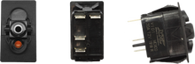 Load image into Gallery viewer, Dash Switch Body Momentary Amber Bottom