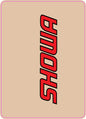 Upper Fork Decal Showa Red