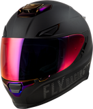 Fly Racing Sentinel Recon Helmet Matte Black/Purple Chrome Xs 73-8429XS
