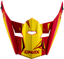Load image into Gallery viewer, Youth Mx 46y Unstable Visor Red/Yellow Ys Yl