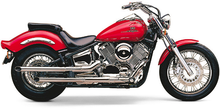 Load image into Gallery viewer, Blvd Drag Pipes Slip On Chr Yam V Star 1100 99 05