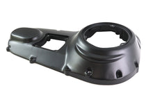 Load image into Gallery viewer, V-Twin black outer primary cover for drive line, showcasing its sleek design and durable finish on a motorcycle component.