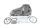 Polished MOTORSHOP Outer Primary Cover Kit for drive line applications, showcasing a sleek, shiny motorcycle engine cover.