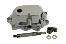 Load image into Gallery viewer, Motorshop smooth kick starter cover for motorcycle transmission, black plastic part with mounting details visible.
