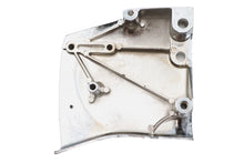Load image into Gallery viewer, Chrome sprocket cover for drive line from Motorshop, featuring a shiny chrome finish and detailed design.