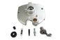 Motorshop Cast Sprocket Cover for drive line, durable metal component with black finish, designed to protect motorcycle sprockets.