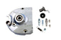 V-TWIN Chrome Kick Start Sprocket Cover for drive line, complete design, shiny chrome finish, fits motorcycle engine components.