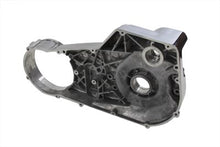Load image into Gallery viewer, Polished MotorShop inner primary cover for drive line, showing a shiny, smooth metal surface with detailed mounting holes.