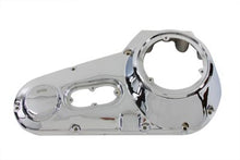 Load image into Gallery viewer, Chrome outer primary cover for drive line from Motorshop, showing a shiny, smooth finish on a motorcycle engine component.