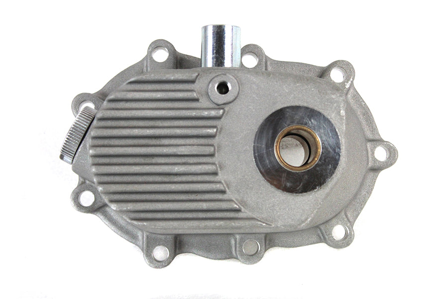 Motorshop Kick Starter Cover Finned for motorcycle transmission, metal finish with fins for heat dissipation, durable and lightweight.