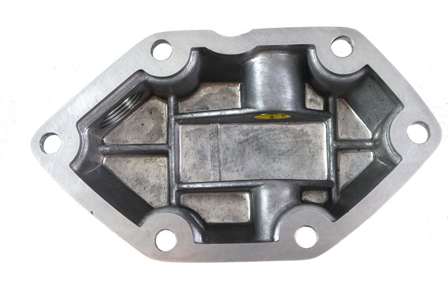 Polished clutch release cover by Motorshop for drive line applications, showcasing a sleek, shiny metallic finish.