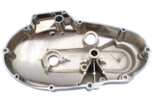 Load image into Gallery viewer, MotorShop Chrome Outer Primary Cover for Harley-Davidson drive line, shiny chrome finish, detailed close-up image.