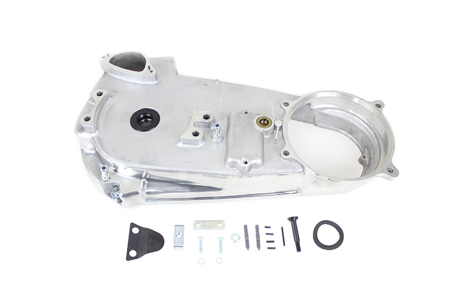 MotorShop drive line natural inner primary housing assembly for motorcycle drive systems, shown in image 43-0352b.