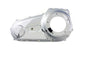 Motorshop Chrome Outer Primary Cover for drive line systems, showcasing a shiny, chrome-finished motorcycle primary cover.