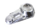 Polished MotorShop outer primary cover kit for drive line, showing shiny metal finish and detailed design.