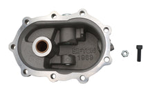 Load image into Gallery viewer, Sifton Kick Starter Cover Finned for transmission, black metal with fins, designed to protect and enhance motorcycle transmission.