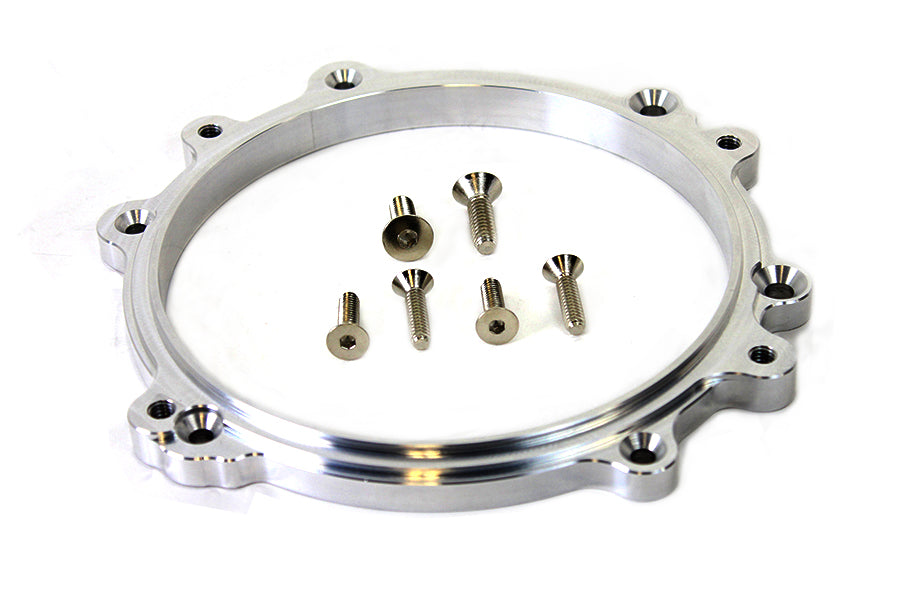 Motorshop Drive Line Inner Primary Adapter Plate, automotive repair part with detailed metal construction and mounting holes.