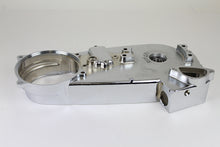 Load image into Gallery viewer, V-Twin Chrome FX Inner Primary Cover for drive line, shiny chrome finish, designed for Harley-Davidson motorcycles.