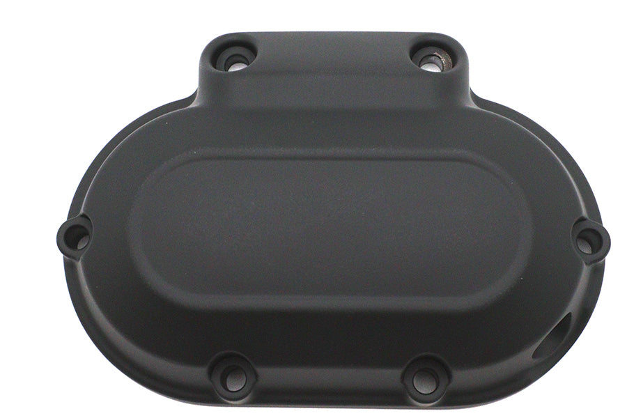 V-Twin Transmission Side Cover for drive line, showcasing the metal cover with mounting holes and V-Twin branding.