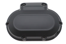 Load image into Gallery viewer, V-TWIN Drive Line Transmission Side Cover for motorcycle, showcasing the metal cover with mounting holes and brand logo.