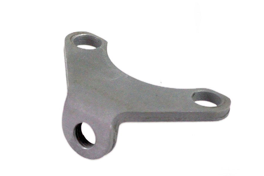V-Twin V-TWIN EL transmission mount bracket with Zicad plating, designed for motorcycle transmission support.