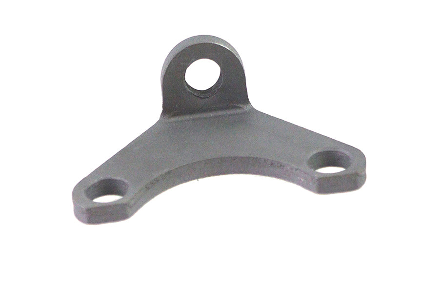 V-Twin V-TWIN EL transmission mount bracket with Zicad plating, designed for motorcycle transmission support.
