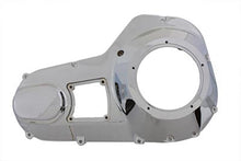 Load image into Gallery viewer, Motorshop Chrome Outer Primary Cover for Drive Line, factory sample, with polished chrome finish, showcasing detailed craftsmanship.