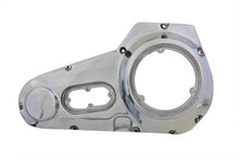 Load image into Gallery viewer, Polished V-Twin Factory Sample Outer Primary Cover for V-Twin drive line motorcycle, showcasing a sleek, shiny finish.