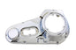 Chrome outer primary cover for motorcycle drive line by Motorshop, factory sample with reflective chrome finish.