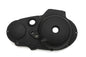 V-Twin V-TWIN Factory Sample Outer Primary Cover in black for drive line, showing a close-up of the black primary cover.