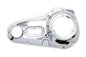 MotorShop factory sample chrome outer primary cover for drive line, showcasing polished metal finish and detailed construction.