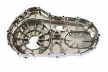 Load image into Gallery viewer, Motorshop factory sample chrome outer primary cover for drive line, showcasing shiny metal finish and detailed design.