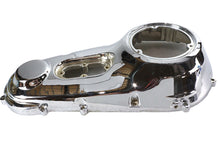 Load image into Gallery viewer, MotorShop factory sample chrome outer primary cover for drive line, made of durable chrome material, designed for motorcycle installation.