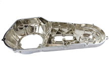 Load image into Gallery viewer, Motorshop factory sample chrome outer primary cover for drive line, showcasing polished metal finish and detailed design.