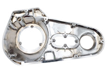 Load image into Gallery viewer, Chrome outer primary cover for drive line from MOTORSHOP, factory sample with polished finish, designed for motorcycle engine protection.