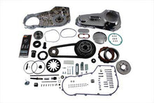 Load image into Gallery viewer, V-Twin primary drive line assembly kit with metal components, including sprockets and clutch parts, for motorcycle drivetrain.
