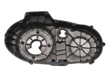 Load image into Gallery viewer, V-Twin factory sample outer primary cover in black for drive line, showcasing the durable motorcycle component.