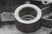 Load image into Gallery viewer, Polished V-TWIN Factory Sample Inner Primary Cover for drive line, showcasing a shiny, polished metal finish on a motorcycle part.