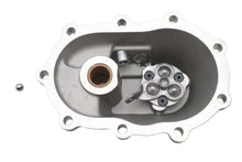 Load image into Gallery viewer, Polished V-Twin All Balls Rodan Kick Starter Cover Kit for transmission, showing the shiny metal finish and detailed design.