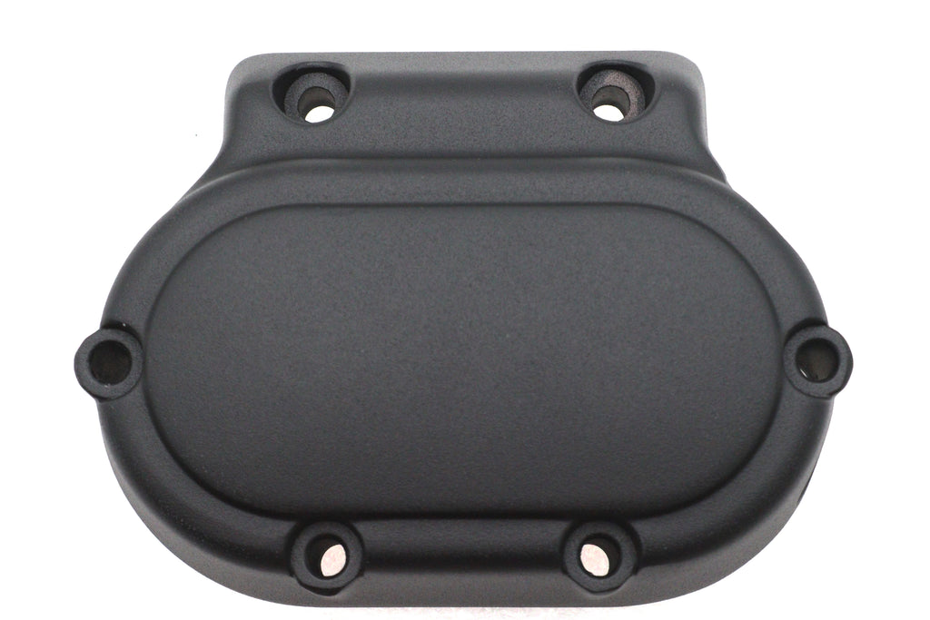 V-Twin Drive Line Transmission Clutch Release Cover for motorcycle, showcasing the metal component with detailed design.