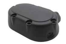 Load image into Gallery viewer, V-Twin Drive Line transmission clutch release cover for motorcycle, showcasing the metal component with detailed machining.